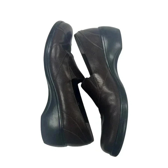 Clarks Womens Blackberry 84630 Loafer Flat Brown Leather Slip On Round Toe 10 M - Picture 6 of 9